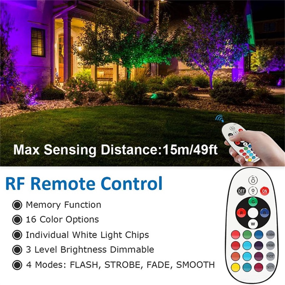 RGBW Landscape Lighting 10W wi - Outdoor Lighting Landscape ulasan dan harga
