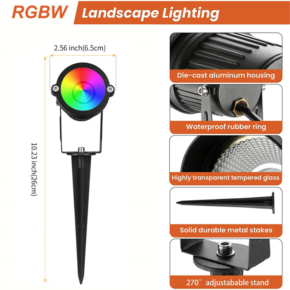 RGBW Landscape Lighting 10W wi - Outdoor Lighting Landscape ulasan dan harga