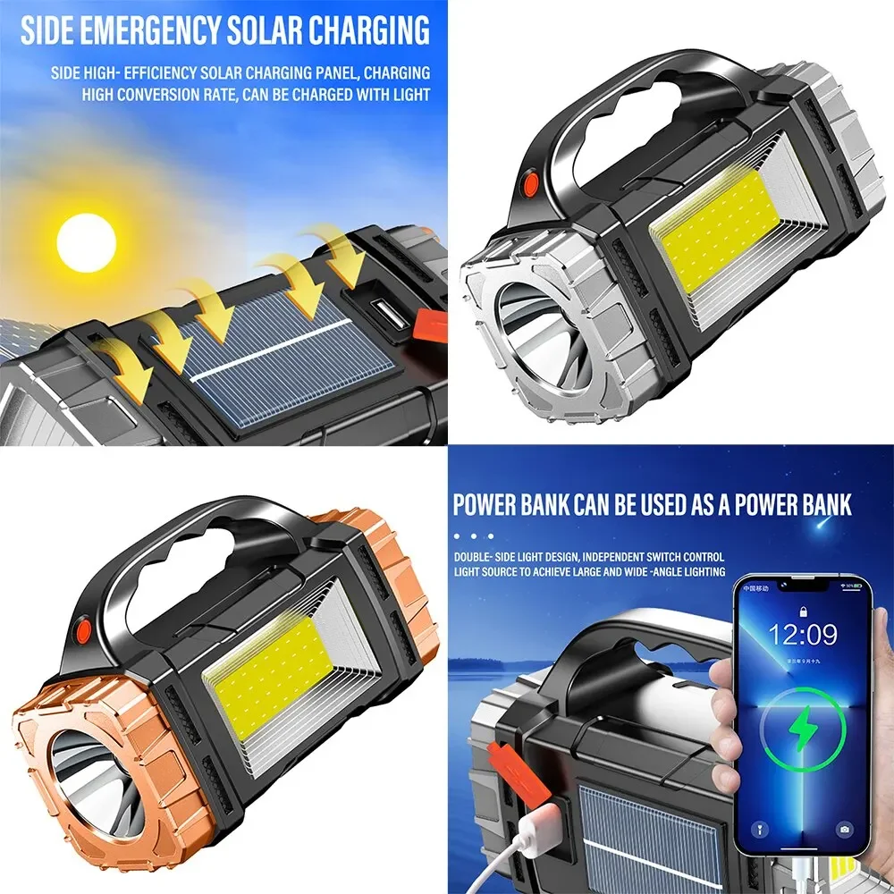 New Upgrade Rechargeable High  - Outdoor Lighting Construction ulasan dan harga