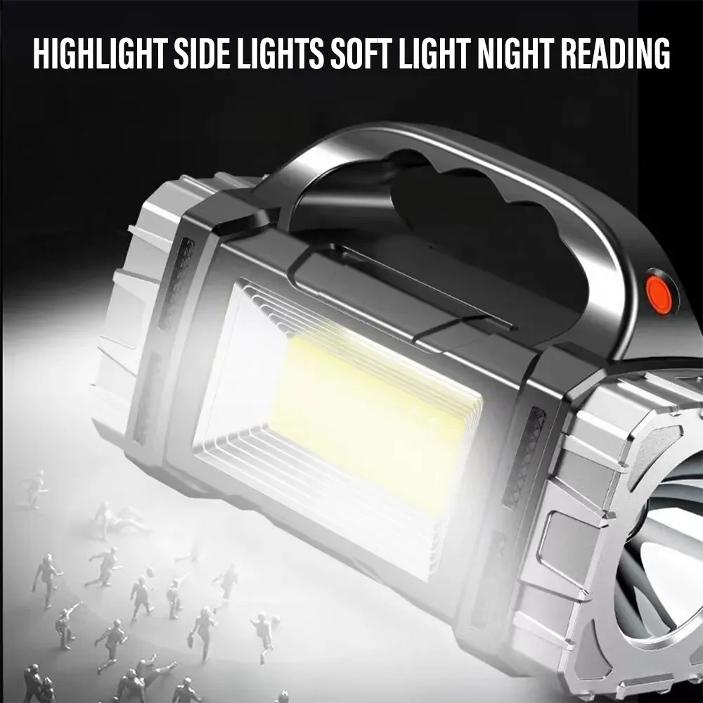 New Upgrade Rechargeable High  - Outdoor Lighting Construction ulasan dan harga