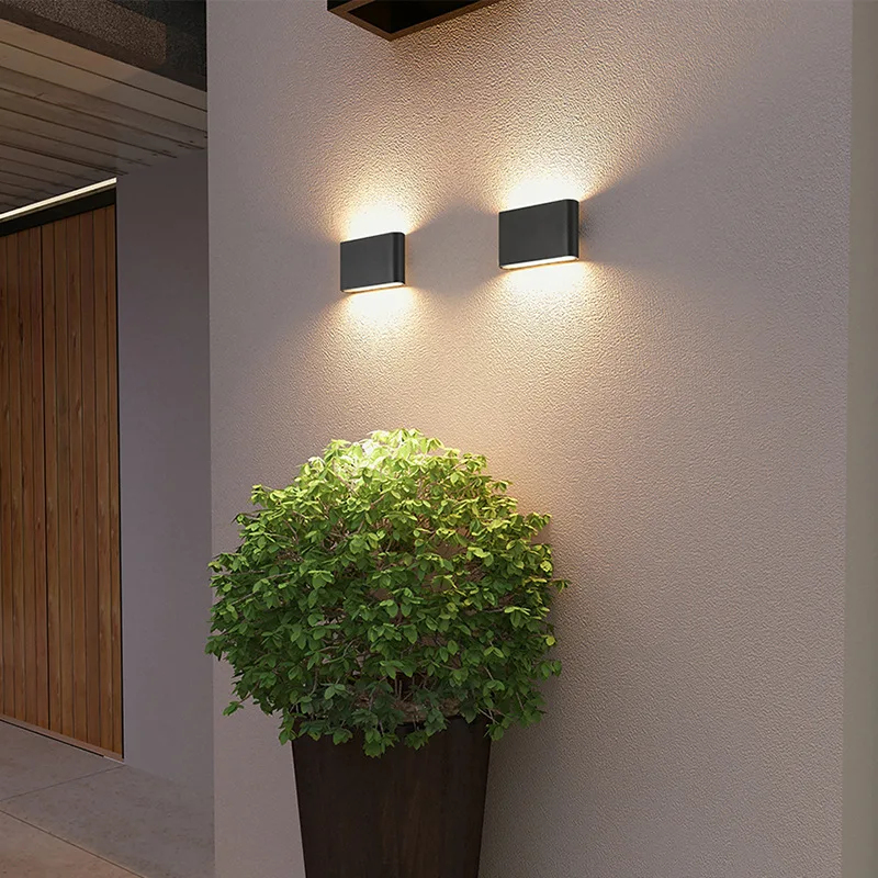 Modern Up and Down LED Wall Sc - Outdoor Lighting Hardwired ulasan dan harga