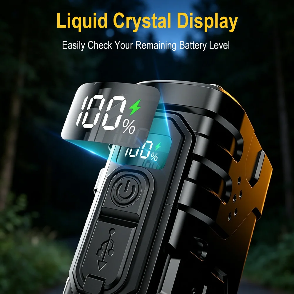 BORUIiT Hand Crank EDC LED Fla - Outdoor Lighting Construction ulasan dan harga