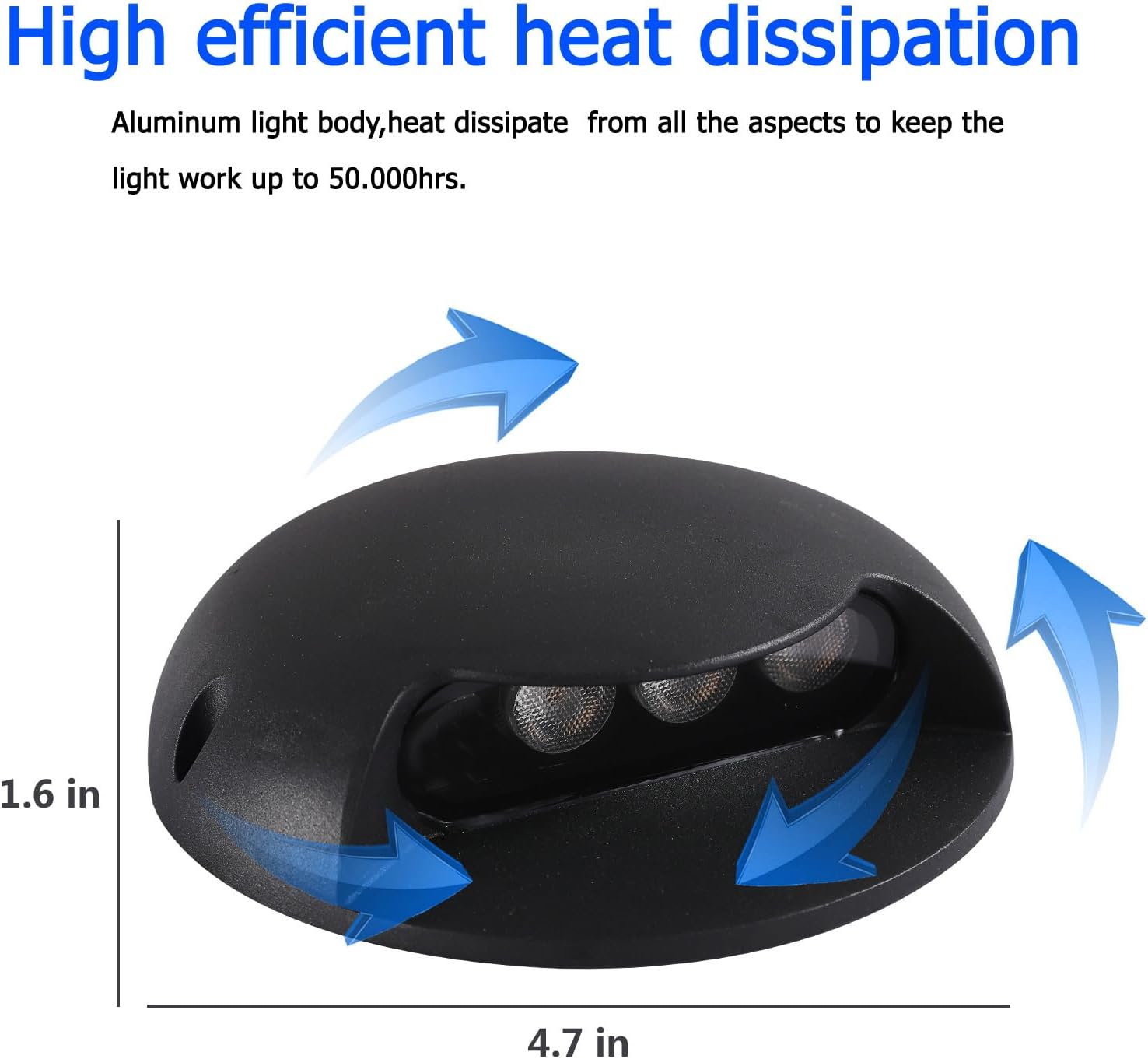 3W Surface Mount Hardwired LED - Outdoor Lighting Hardwired ulasan dan harga