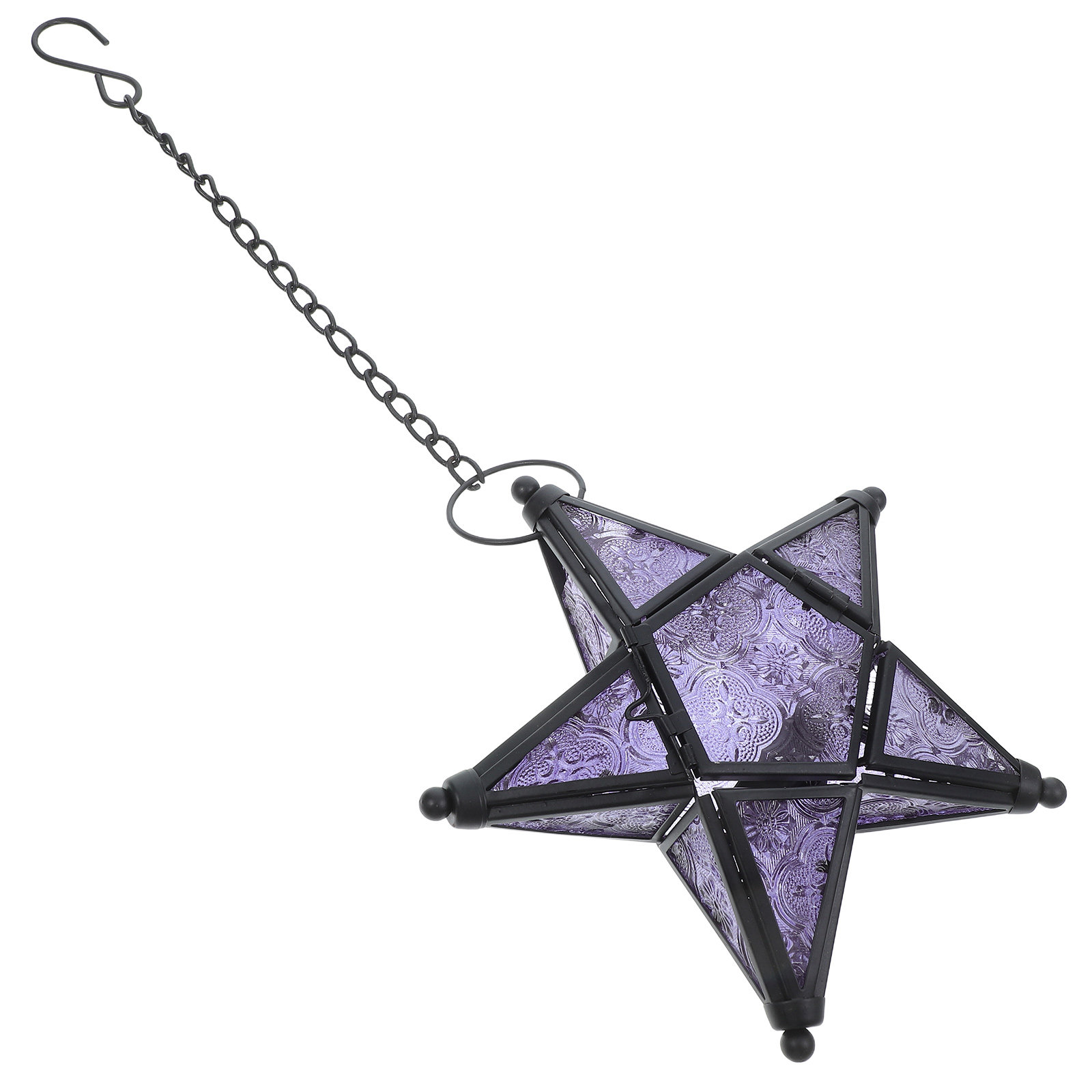 Star Lantern Hanging Glass Dec - Outdoor Lighting Vintage ulasan dan harga