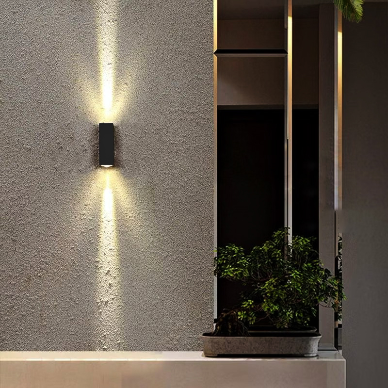 LED Aluminum Wall Lamp Indoor  - Outdoor Lighting Hardwired ulasan dan harga