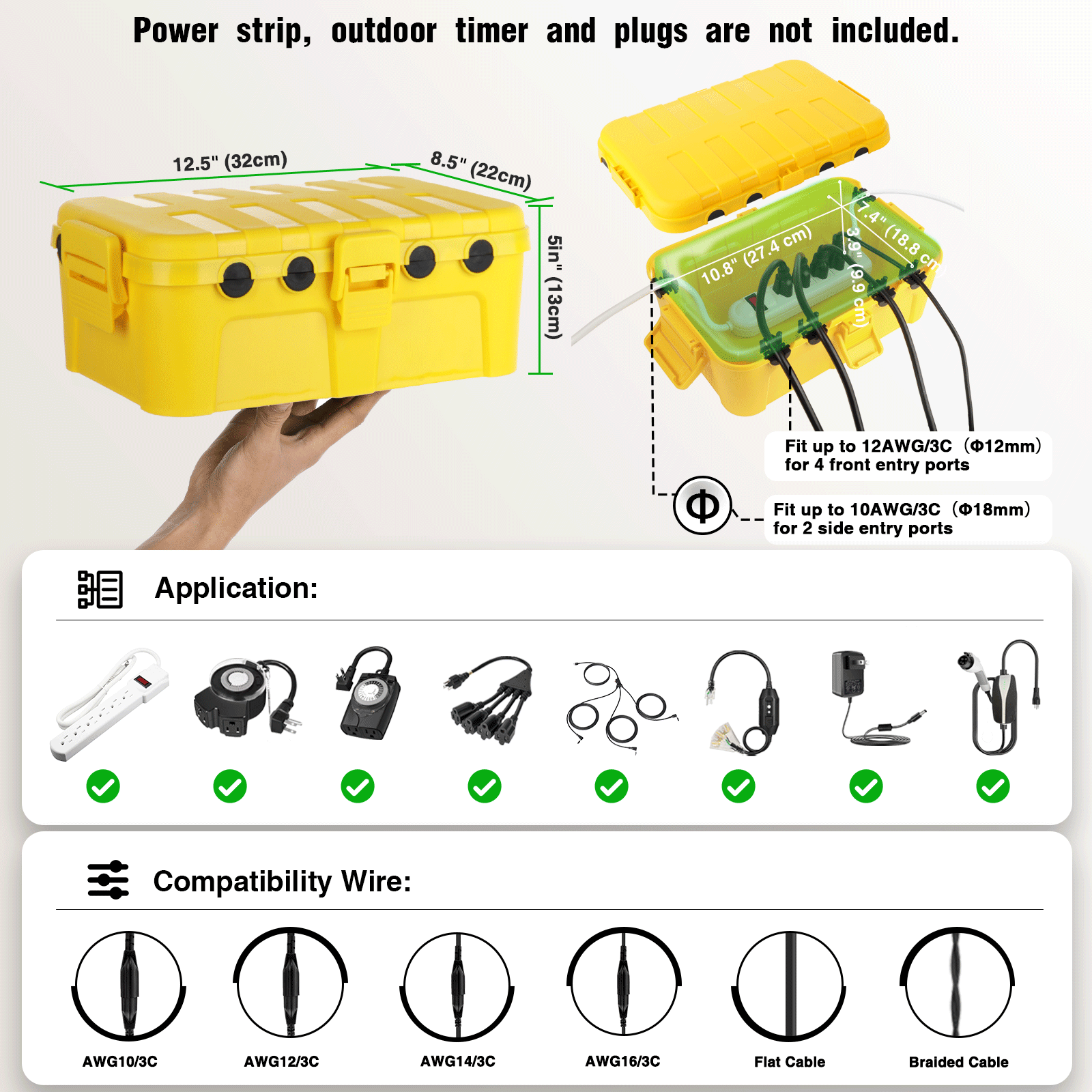 Extra Large Outdoor Waterproof - Outdoor Lighting Box ulasan dan harga
