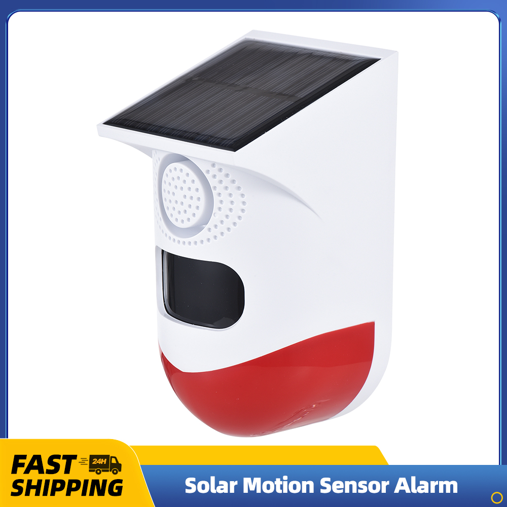 Solar Motion Sensor Alarm Outd - Photocell Outdoor Lighting ulasan dan harga