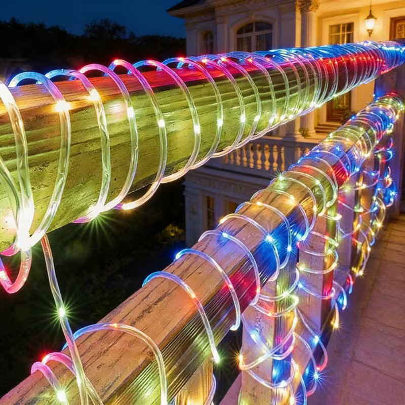 Solar Rope Lights 50/100 LED W - Outdoor Lighting For Fence ulasan dan harga