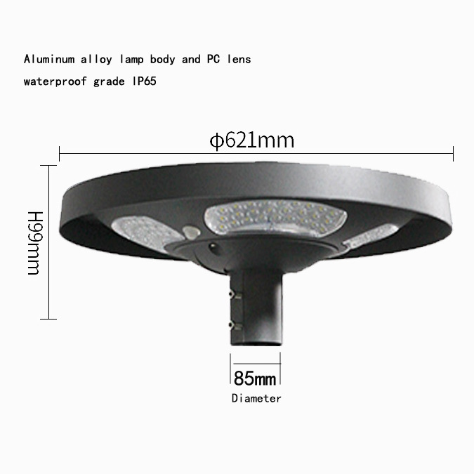 Waterproof IP65 UFO Solar LED  - Outdoor Lighting With Sensor ulasan dan harga