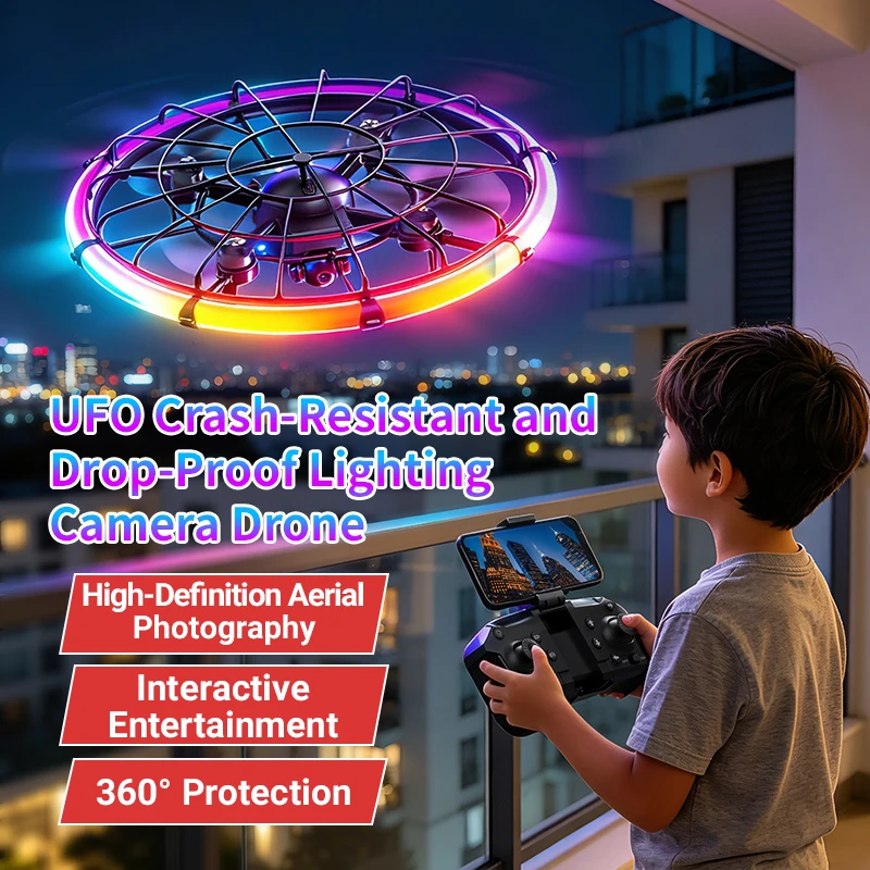 JJRC H145 UFO RC Drone with Du - Outdoor Lighting Box ulasan dan harga