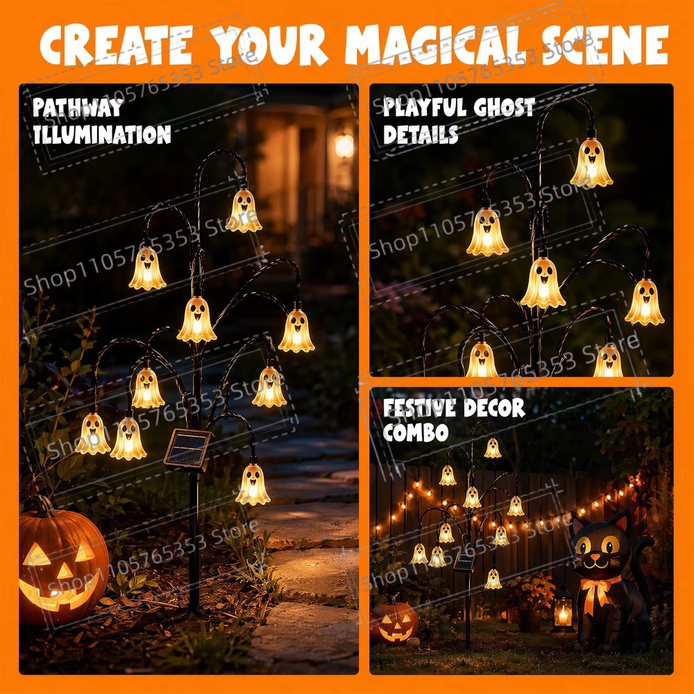 Halloween Solar Lantern Outdoo - Outdoor Lighting Vintage ulasan dan harga