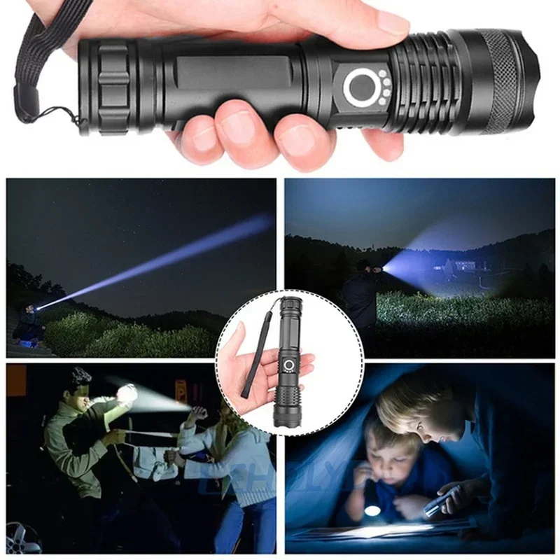 High Power XHP70 Led Flashligh - Outdoor Lighting Ideas For Party ulasan dan harga