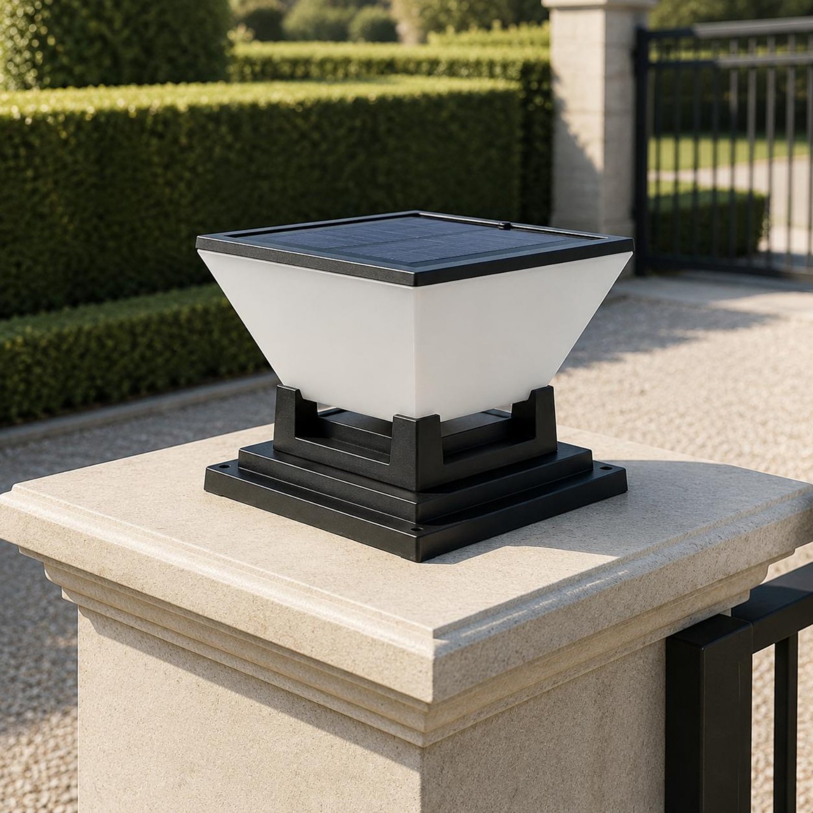 Solar Post Light Water Resista - Outdoor Lighting For Fence ulasan dan harga